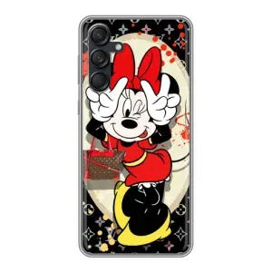 Чехол Disney Mouse Samsung Galaxy M55 5G (PREMIUMPrint) (Минни peace)