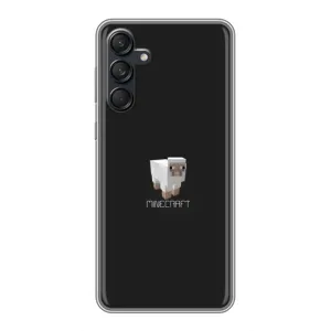 Чехол Майнкрафт на Samsung Galaxy M55 5G (AlphaPrint) Minecraft (Овечка Майнкрафт)