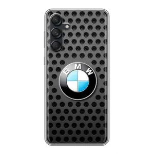 Чехол для Галакси М55 5G - с принтом БМВ (AlphaPrint) (Знак БМВ)
