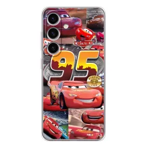 Силиконовый чехол Маквин для Samsung Galaxy M56 (Коллаж Молния Маквин)