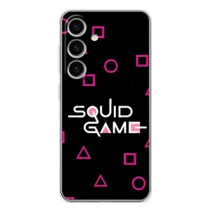 Чехол Гра в кальмара для Samsung Galaxy M56 (Паттерн Игра кальмара)