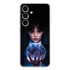 Чехол с дизайном Венздей 2 на Samsung Galaxy M56 (Магическая сфера Уэнздей)