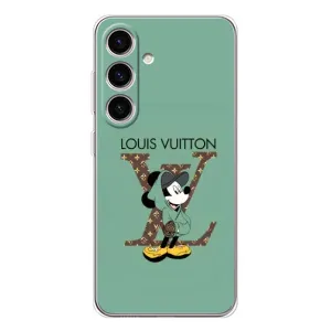 Чехлы Луи Витон для Samsung Galaxy M56 (AlphaPrint - LOUIS VUITTON) (Микки Маус LV)