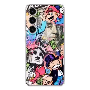 Чохли з крутими принтами для Samsung Galaxy M56 - (PREMIUMPrint) (Monopoly man)