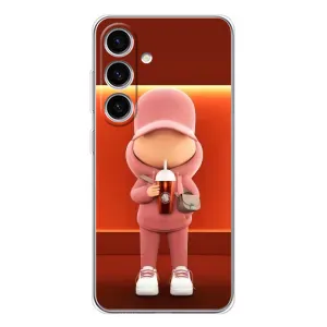 Крутые Чехлы Луи Виттон для Samsung Galaxy M56 (AlphaPrint) (С Кофе)