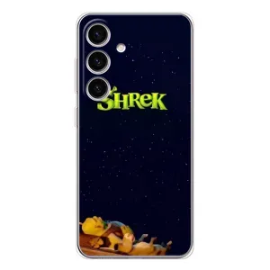 Чехол с мультфильмом Шрек на Samsung Galaxy M56 (Отдыхающий Шрек)