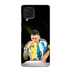 Чехлы для Samsung Galaxy M62 (Leo чемпион) (AlphaPrint) (Кубок Месси)