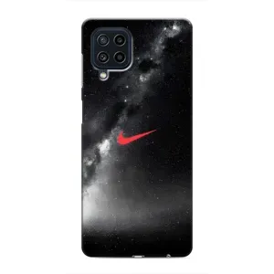 Чохол для Samsung Galaxy M62 - з принтом Найк (AlphaPrint) (Найк червоний)