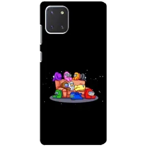 Чехол Амонг Ас для Samsung Galaxy Note 10 Lite (AlphaPrint) (Амонг-ас)