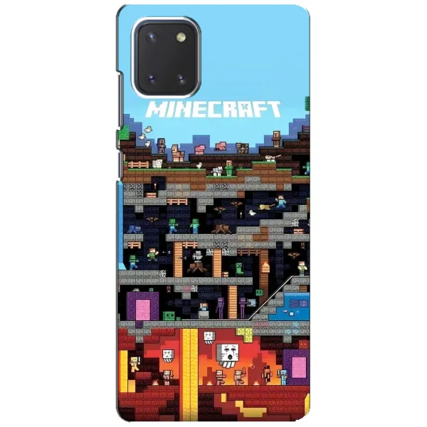 Чохол з принтом «фон Minecraft» для Samsung Galaxy Note 10 Lite