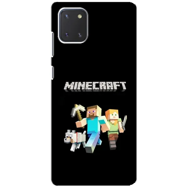 Чохол з принтом «герої Minecraft» для Samsung Galaxy Note 10 Lite