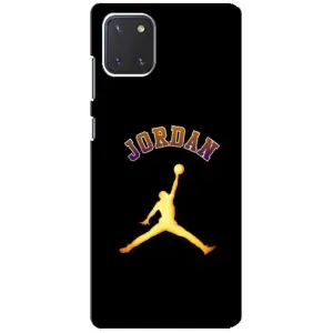 Чохли для Samsung Galaxy Note 10 Lite - з картинкою JORDAN (AlphaPrint) (Jordan Gold)
