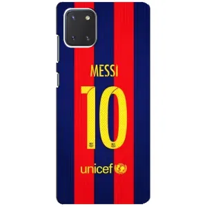 Чехлы Месси для Samsung Galaxy Note 10 Lite (AlphaPrint) (Messi Barca 10)