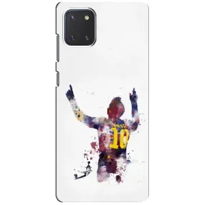 Чехлы Месси для Samsung Galaxy Note 10 Lite (AlphaPrint) (Messi Barca)