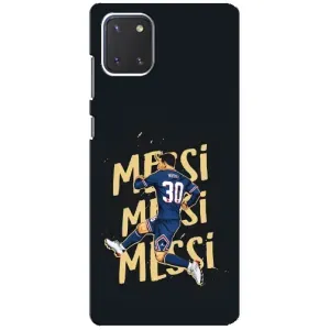 Чехлы для Samsung Galaxy Note 10 Lite (Leo чемпион) (AlphaPrint) (Messi ПСЖ)