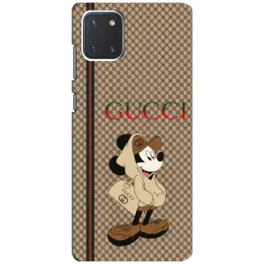 Чехлы ГУЧЧИ для Самсунг Галакси Ноут 10 Лайт (AlphaPrint) (Mickey GUCCI)