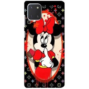 Чехол Disney Mouse Samsung Galaxy Note 10 Lite (PREMIUMPrint) (Минни Маус ЛВ)