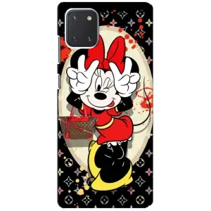 Чехол Disney Mouse Samsung Galaxy Note 10 Lite (PREMIUMPrint) (Минни peace)