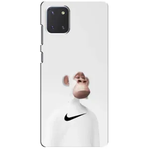 Чехлы с Обезьянами NFT для Samsung Galaxy Note 10 Lite (AlphaPrint) (обезьяна NFT Nike)