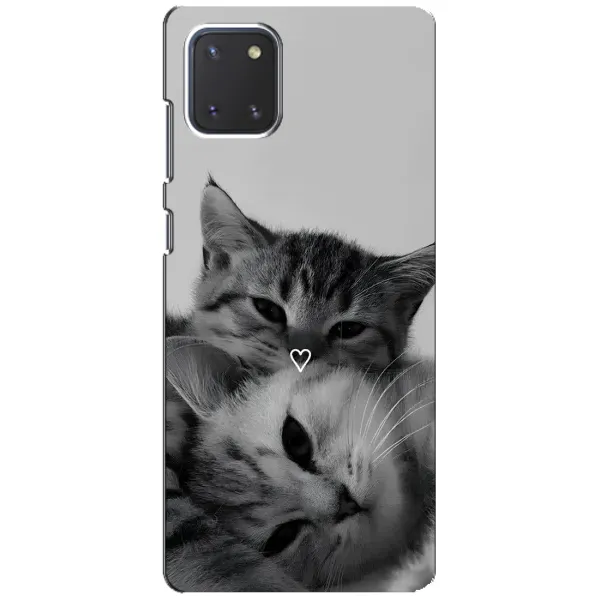 Чохол з принтом «Пара котів» для Samsung Galaxy Note 10 Lite