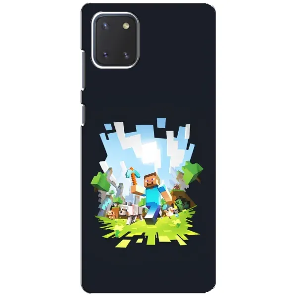 Чохол з принтом «персонажі Minecraft» для Samsung Galaxy Note 10 Lite