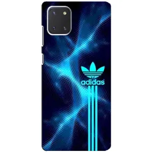 Чохли Адидас для Samsung Galaxy Note 10 Lite (AlphaPrint) (Синій Адідас)