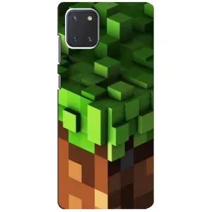 Чехол Майнкрафт на Samsung Galaxy Note 10 Lite (AlphaPrint) Minecraft (текстура Майнкрафт)
