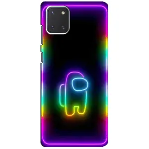 Чехол Амонг Ас для Samsung Galaxy Note 10 Lite (AlphaPrint) (Яркий скин)