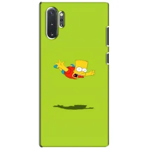 Чехол с Симпсонами для Samsung Galaxy Note 10 Plus (VPrint) (Барт Симпсон)