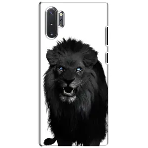 Чохли з картинкою животних Samsung Galaxy Note 10 Plus (Чорний ЛЕВ)