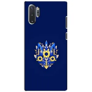 Чохли для Samsung Galaxy Note 10 Plus Укр. Символіка (AlphaPrint) (Квітковий Герб)
