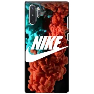 Чохол для Samsung Galaxy Note 10 Plus - з принтом Найк (AlphaPrint) (Димчастий найк)