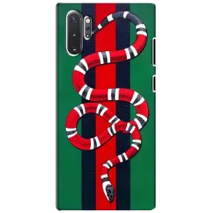 Чехлы ГУЧЧИ для Самсунг Галакси Ноут 10 Плюс (AlphaPrint) (Gucci змия)