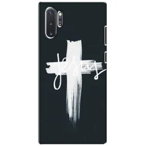 Чехол для Samsung Galaxy Note 10 Plus (AlphaPrint) - (Христианские) (Иисус)