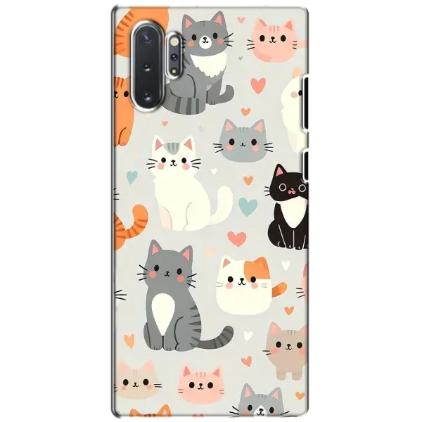 Чохол з принтом «Колаж котів» для Samsung Galaxy Note 10 Plus Чохол з принтом «Колаж котів» для Samsung Galaxy Note 10 Plus