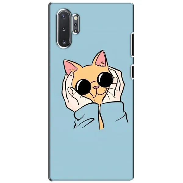 Чехол с принтом «Котик в очках» для Samsung Galaxy Note 10 Plus