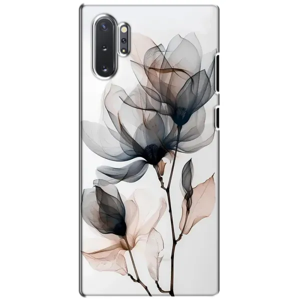 Чехол с принтом «Цветы на белом» для Samsung Galaxy Note 10 Plus Чехол с принтом «Цветы на белом» для Samsung Galaxy Note 10 Plus