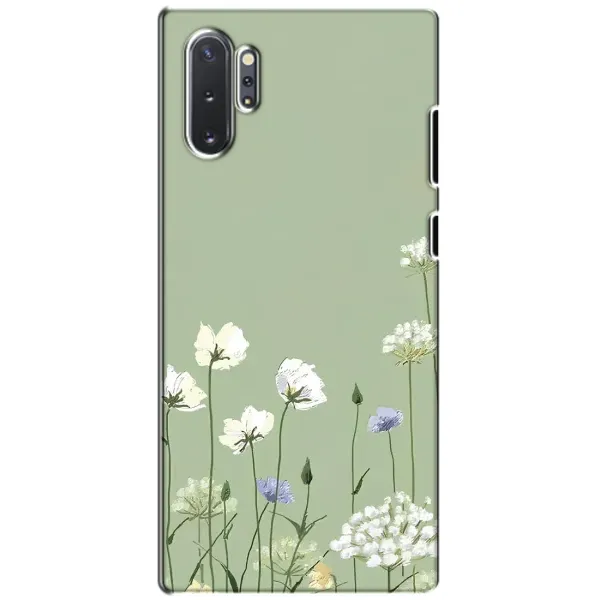 Чехол с принтом «Цветы на зеленом» для Samsung Galaxy Note 10 Plus Чехол с принтом «Цветы на зеленом» для Samsung Galaxy Note 10 Plus