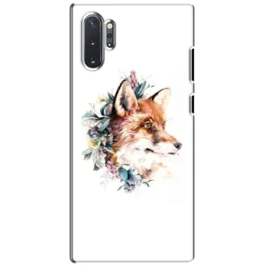 Чохли з картинкою Лисичка для Samsung Galaxy Note 10 Plus (VPrint) (Лиса в квітах)