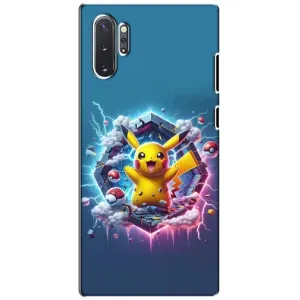Чохол з Пікачу на Samsung Galaxy Note 10 Plus (Лого Пікачу)