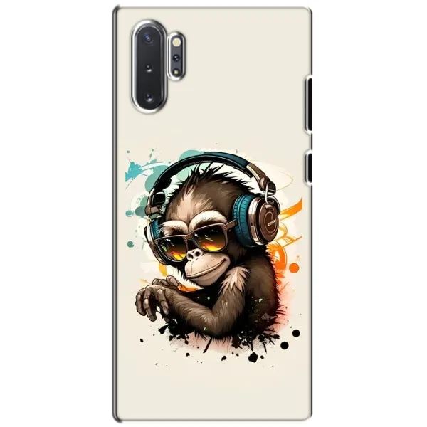 Чехол с принтом «Макака в наушниках» для Samsung Galaxy Note 10 Plus