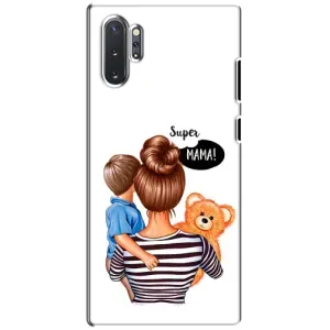 Чохол з друком для Samsung Galaxy Note 10 Plus - (Мама з дитинкою) (AlphaPrint) (Мама з синочком)