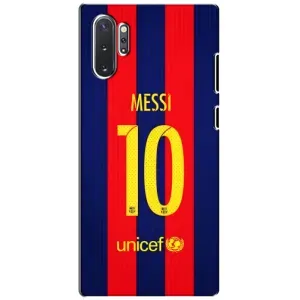 Чехлы Месси для Samsung Galaxy Note 10 Plus (AlphaPrint) (Messi Barca 10)