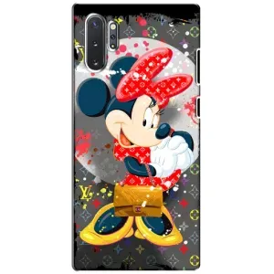 Чехол Disney Mouse Samsung Galaxy Note 10 Plus (PREMIUMPrint) (Minni с бантиком)