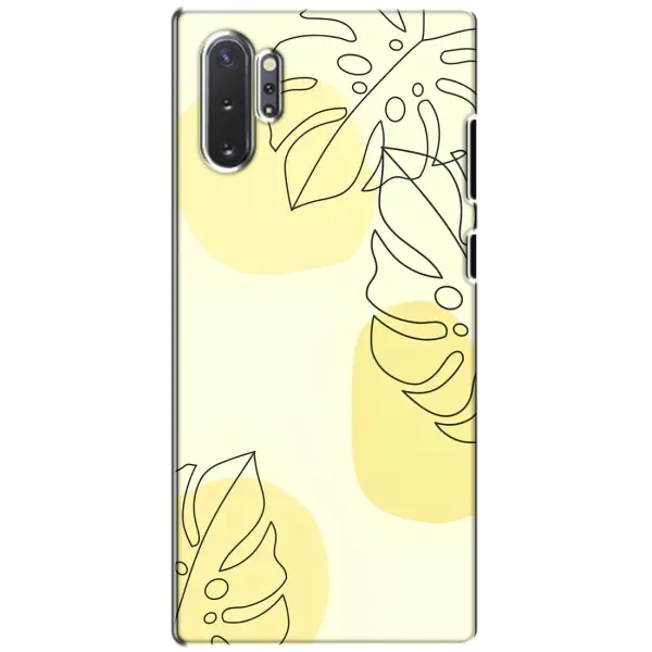 Чехол с принтом «Желтая монстера арт» для Samsung Galaxy Note 10 Plus Чехол с принтом «Желтая монстера арт» для Samsung Galaxy Note 10 Plus