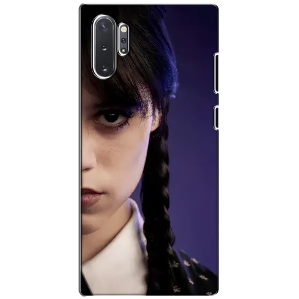 Чехол с принтом «Загадочный взгляд Уэнздей» для Samsung Galaxy Note 10 Plus Чехол с принтом «Загадочный взгляд Уэнздей» для Samsung Galaxy Note 10 Plus