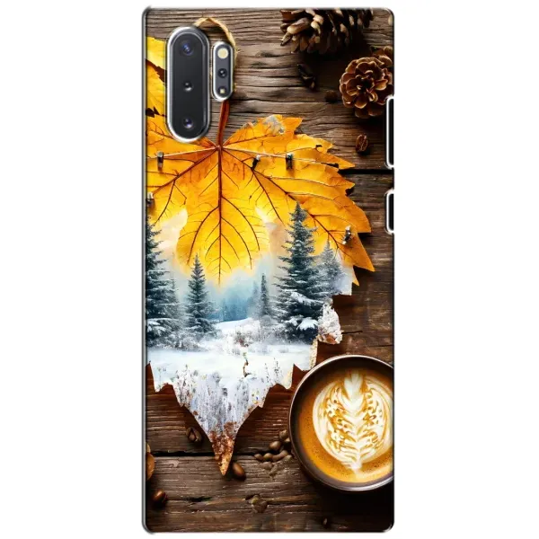 Чехол с принтом «Осенне-зимний кофе» для Samsung Galaxy Note 10 Plus