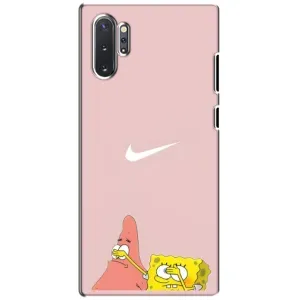 Чехол Губка Боб для Самсунг Галакси Ноут 10 Плюс (Патрик и Губка)
