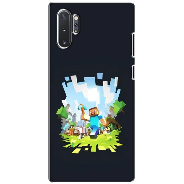 Чохол з принтом «персонажі Minecraft» для Samsung Galaxy Note 10 Plus Чохол з принтом «персонажі Minecraft» для Samsung Galaxy Note 10 Plus