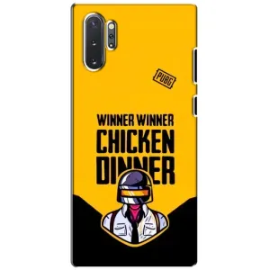 Чехол PUBG для Самсунг Галакси Ноут 10 Плюс (AlphaPrint) (Pubg шлем)